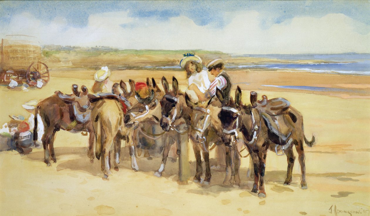 Tynemouth Sands, 1907 af John Atkinson