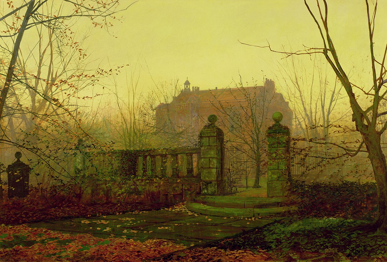 Efterårsmorgen af John Atkinson Grimshaw