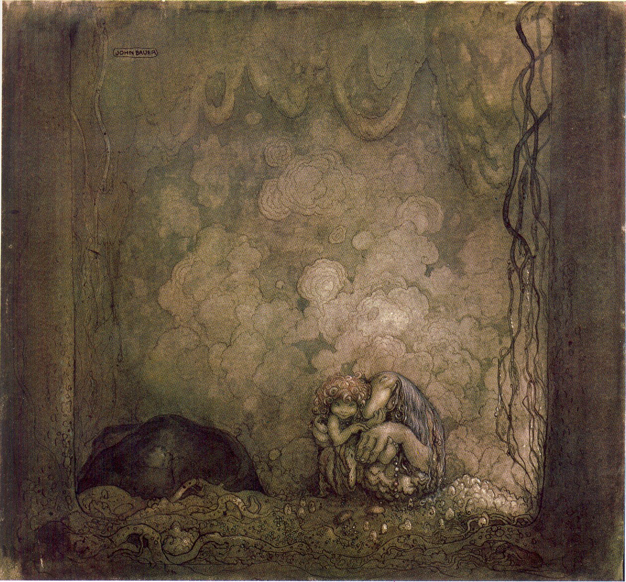 Moder kærlighed af John Bauer