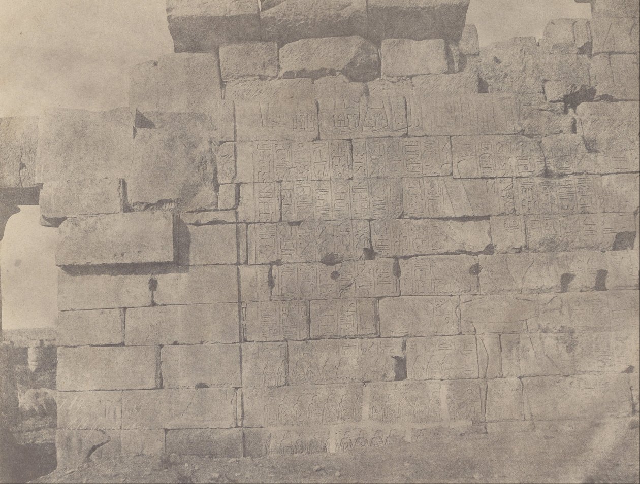(Karnac, Hypostyle Hall, South Wall (Udvendigt ansigt)) af John Beasly Greene