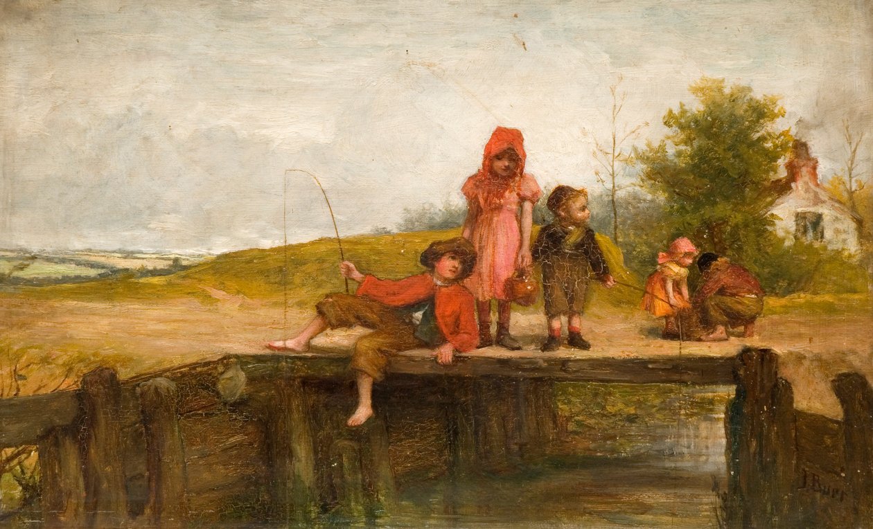 Lille Fiskerfolk af John Burr