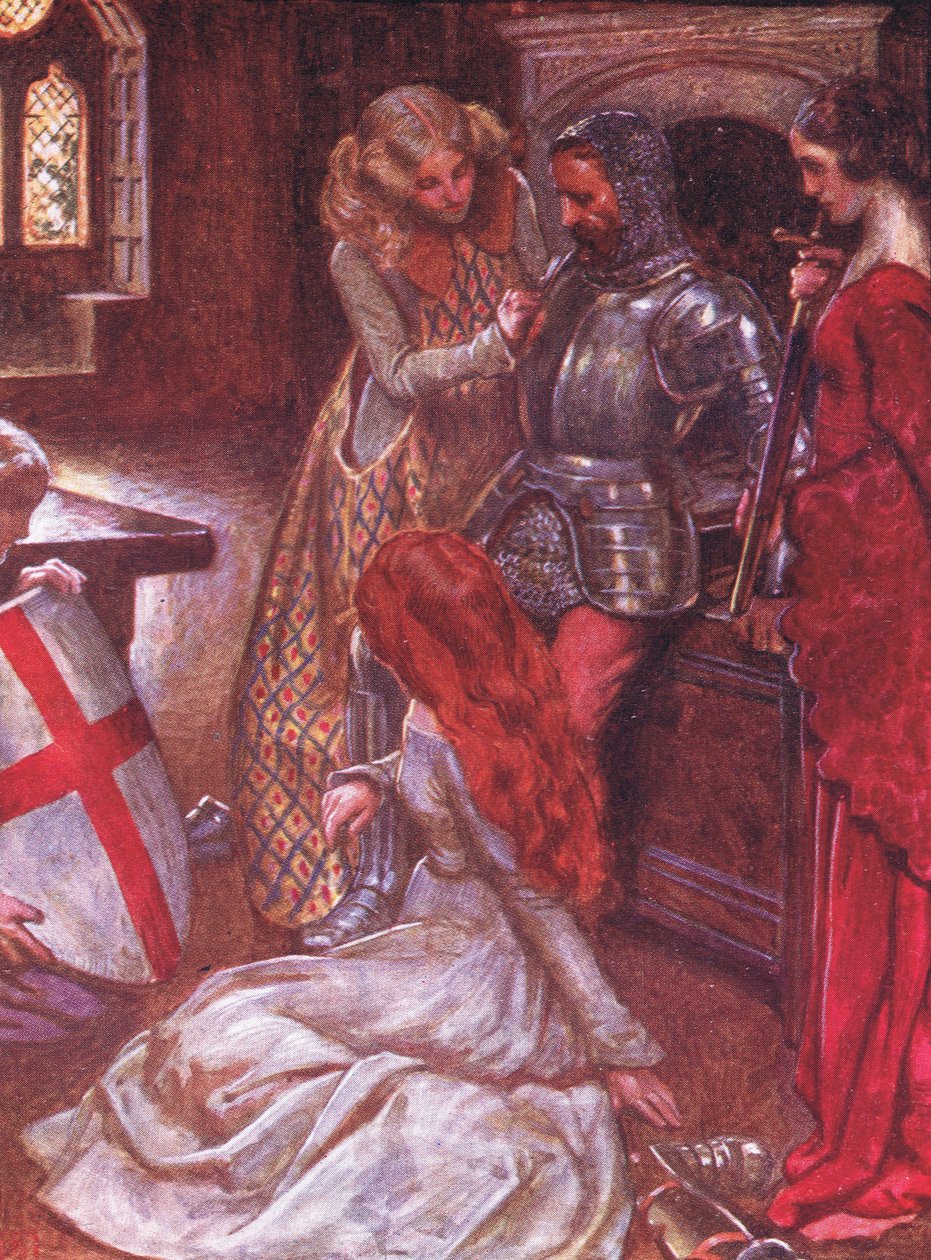 Christian bevæbnet af John Byam Liston Shaw