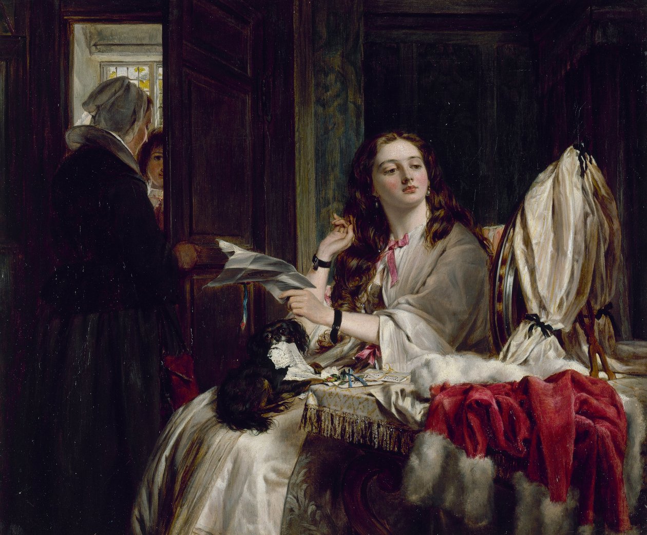 St Valentins morgen af John Callcott Horsley