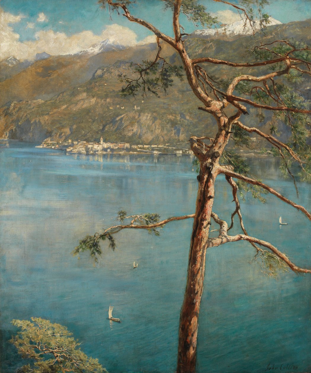 Forår i Cadenabbia af John Collier