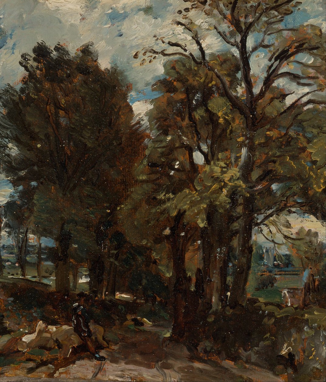 Fen Lane, East Bergholt af John Constable