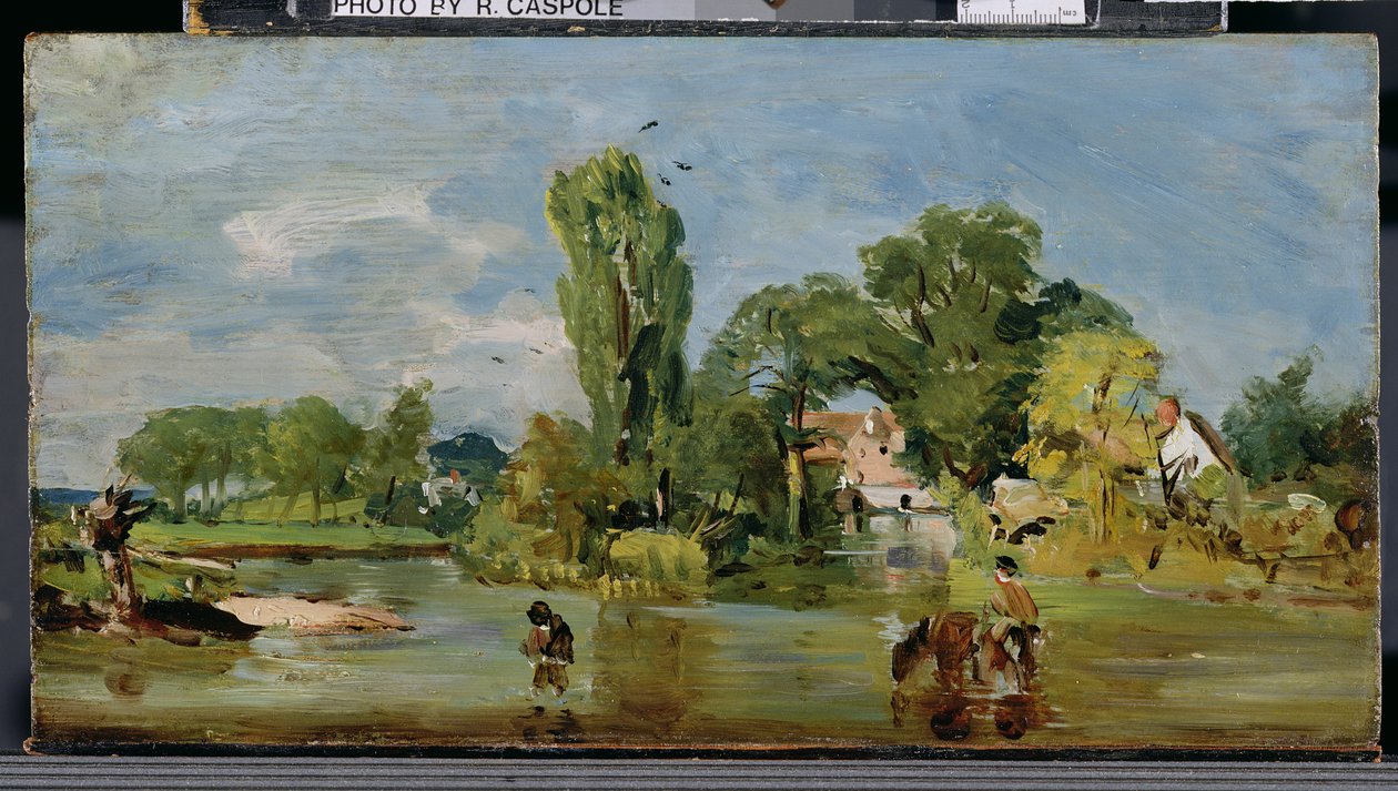 Flatford Mølle, ca. 1810-11 af John Constable