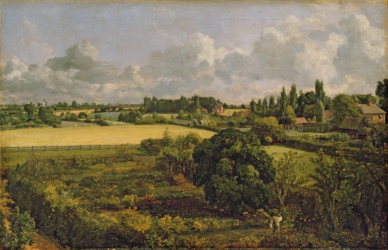 Golding Constables køkkenhave, 1815 (par 331) af John Constable