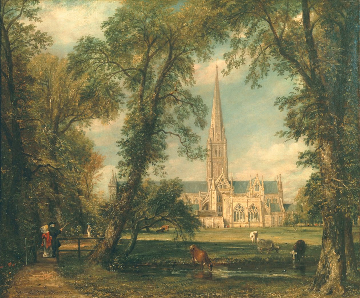 Salisbury Cathedral fra Bishop