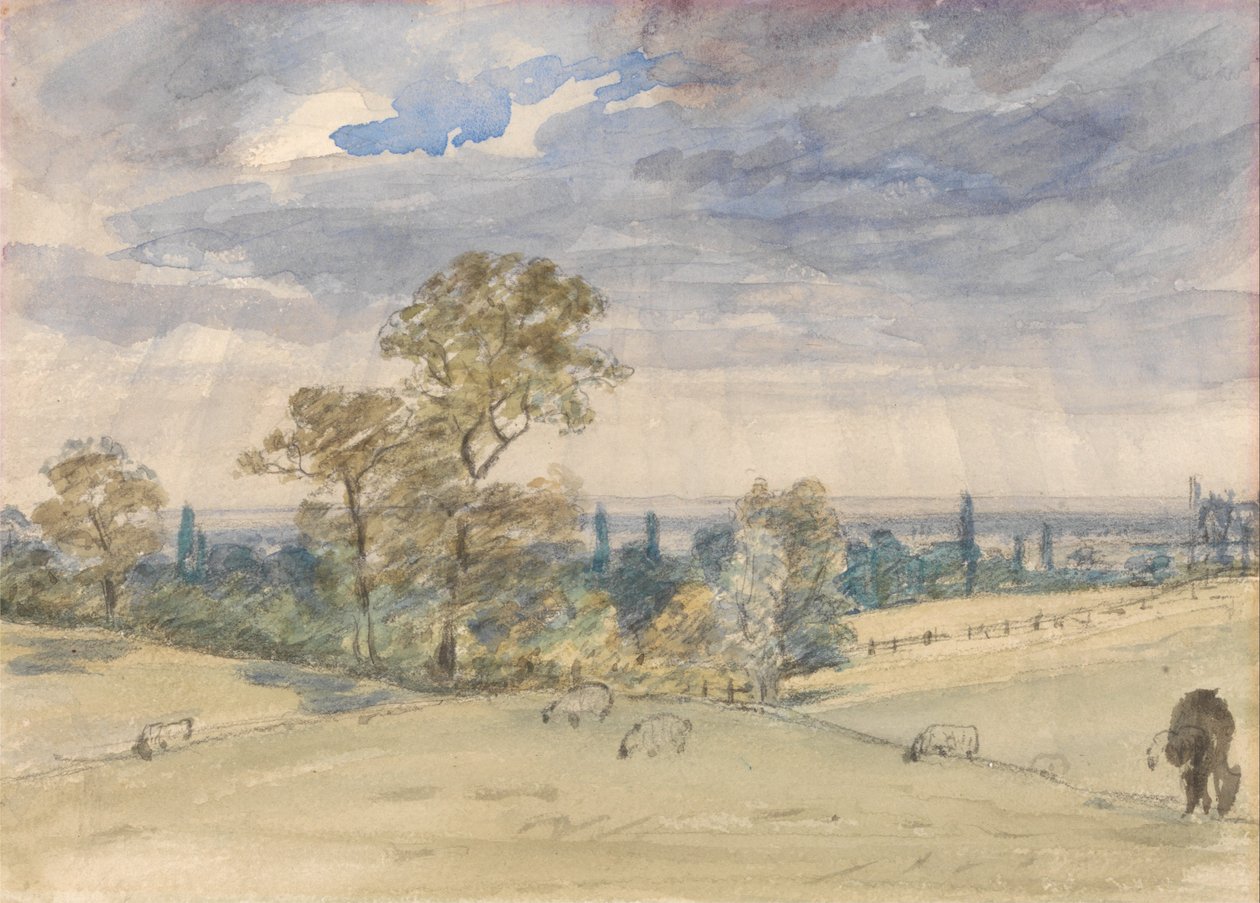 Suffolk Landskab af John Constable