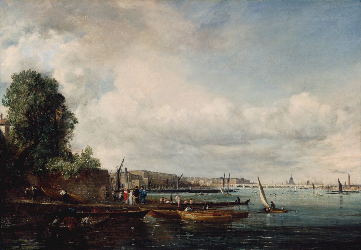 Waterloo Bridge af John Constable