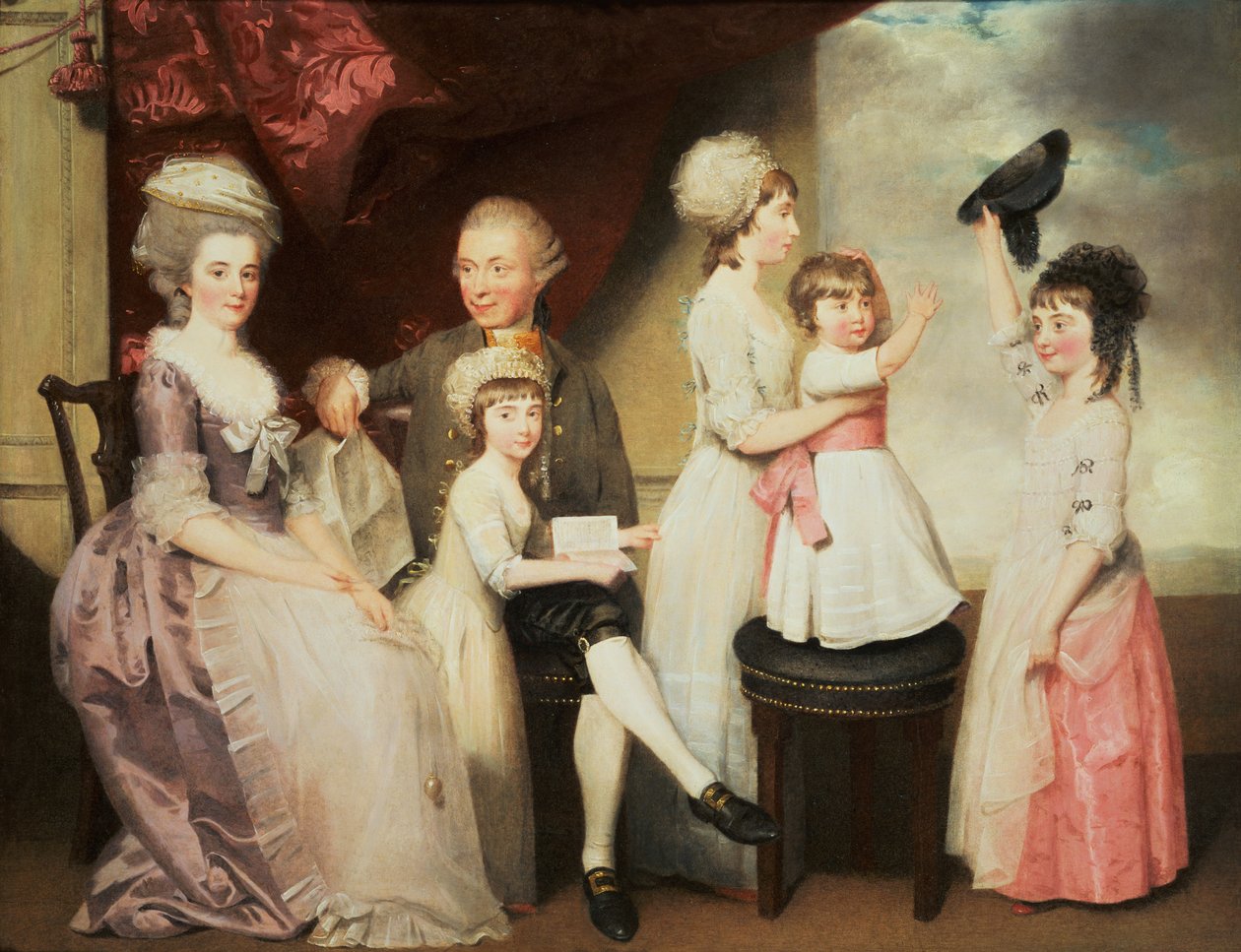 En familiegruppe af John Downman