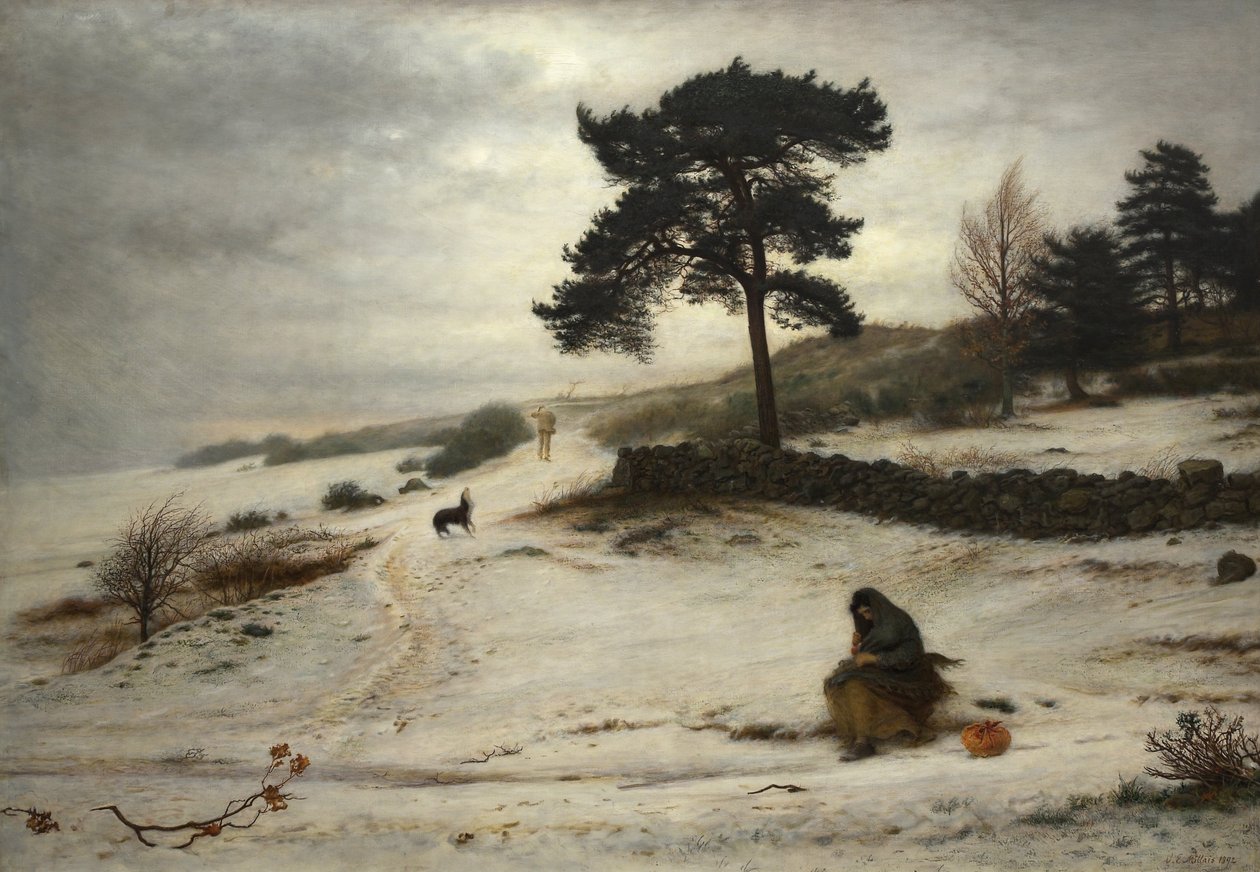 Blæs Blæs Du Vintervind af John Everett Millais