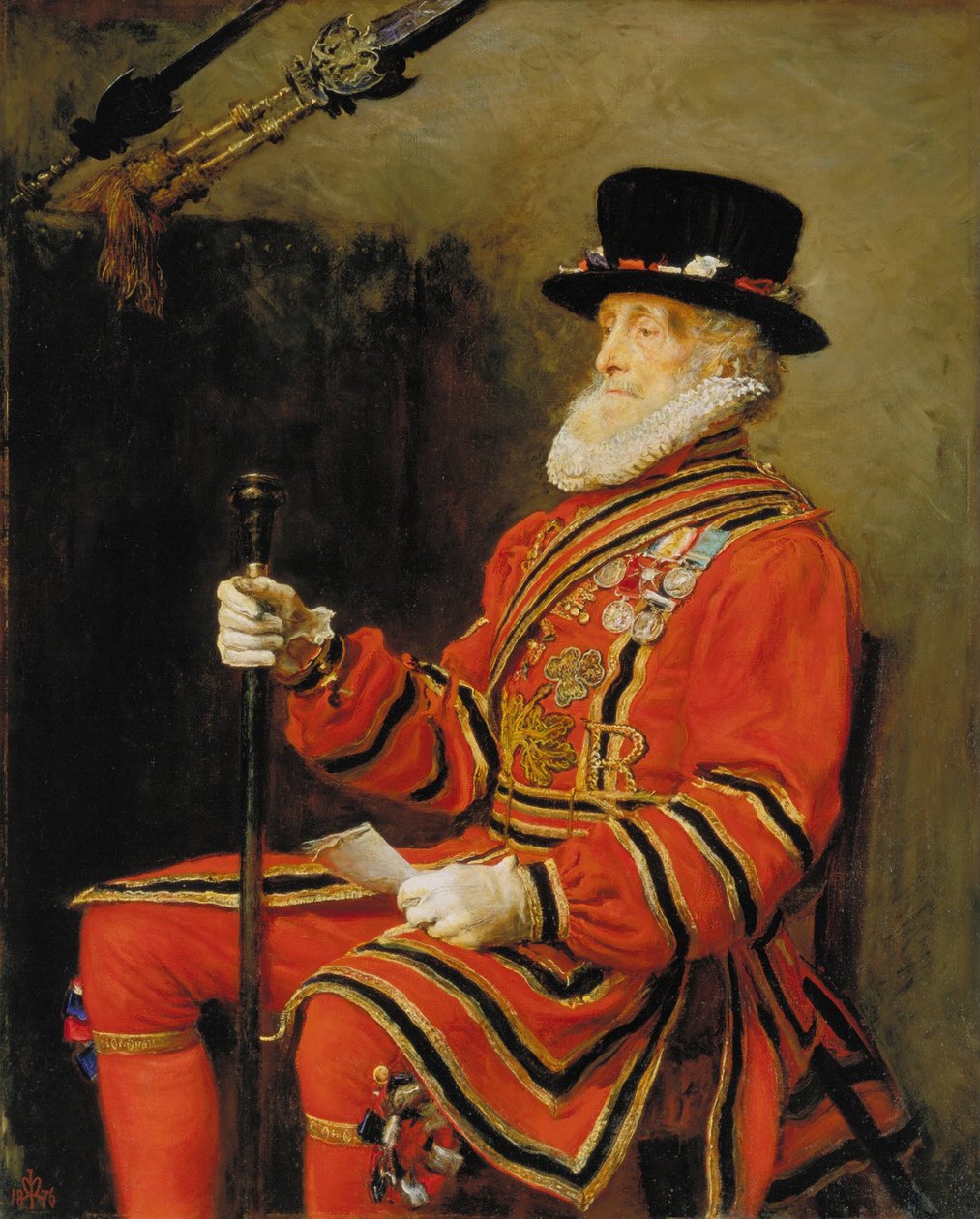 Vagtens Yeoman af John Everett Millais