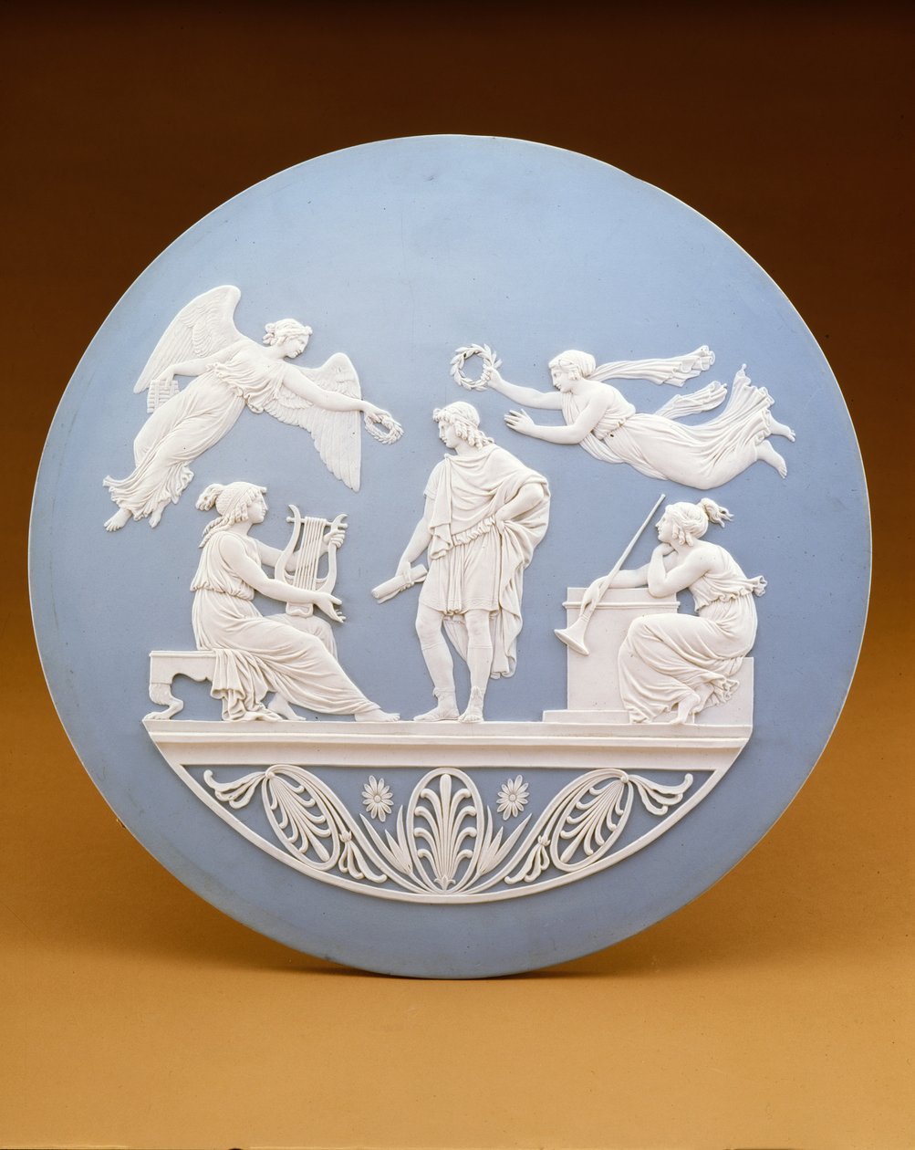 The Apotheosis of Virgil, Wedgwood, ca. 1776 (jasperware) af John Flaxman