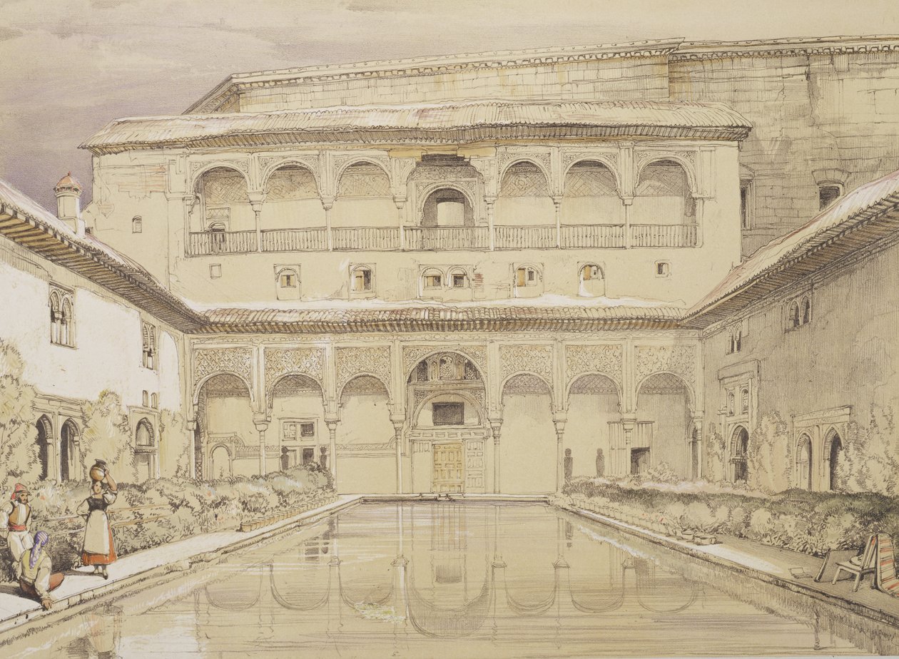 Court of the Myrtles (Patio de los Arrayanes) og Charles V