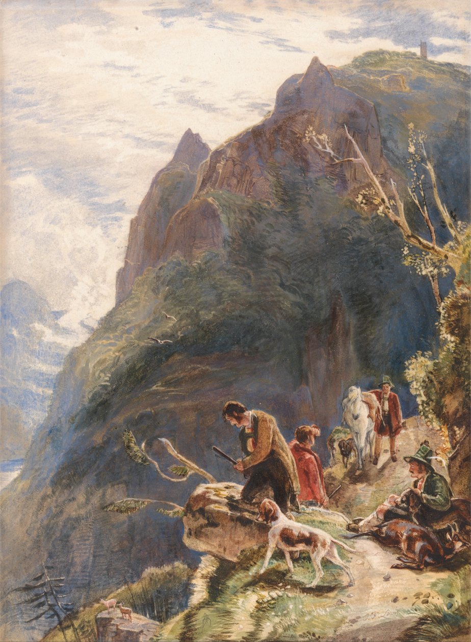 Tyrolske jægere af John Frederick Lewis