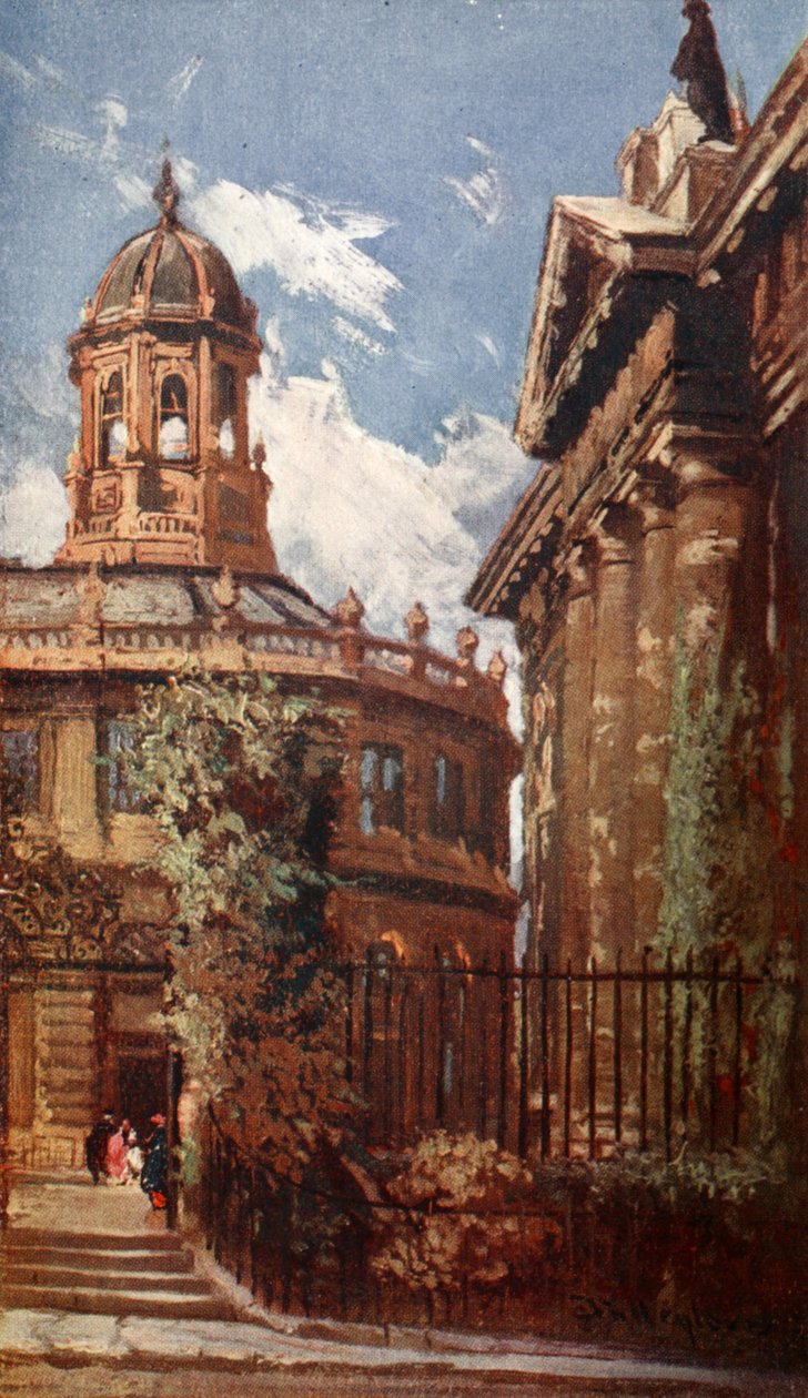 The Sheldonian Theatre og Old Clarendon Buildings, 1903 af John Fulleylove