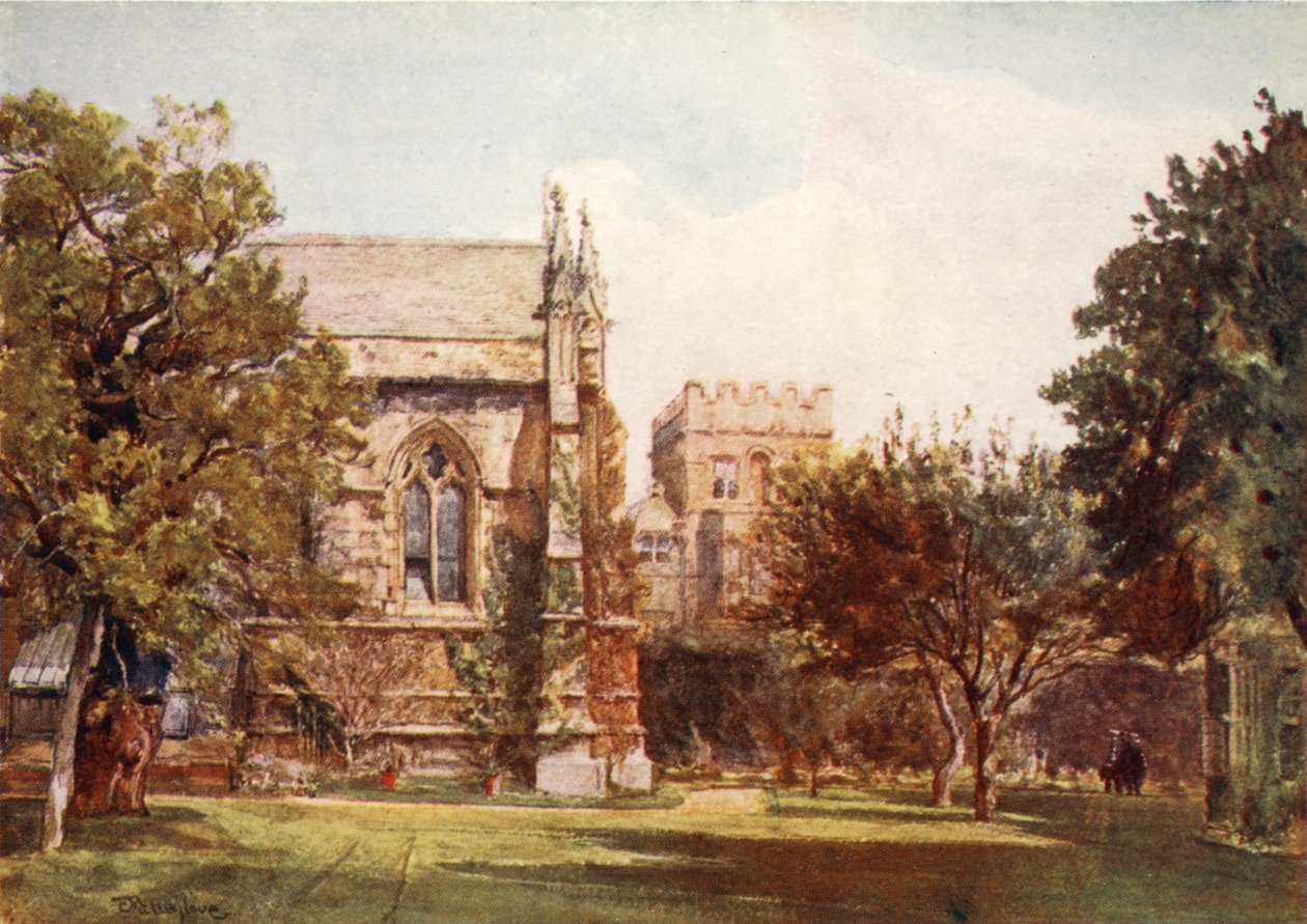 University College, Mesterens private have, 1903 af John Fulleylove