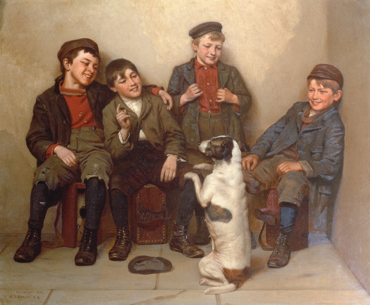 Ønsker at være en af dem af John George Brown