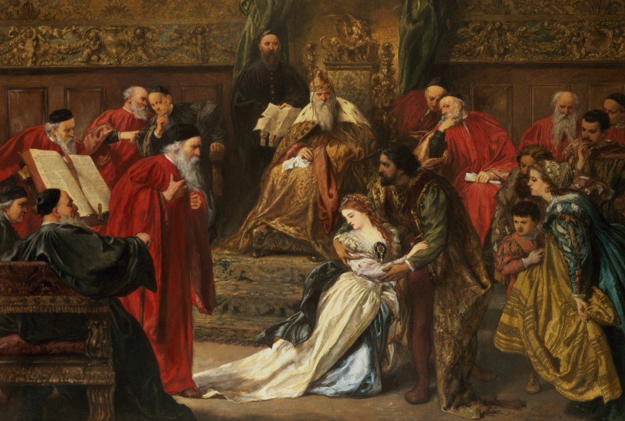 Cordelia i kong Lears hof, 1873 af John Gilbert
