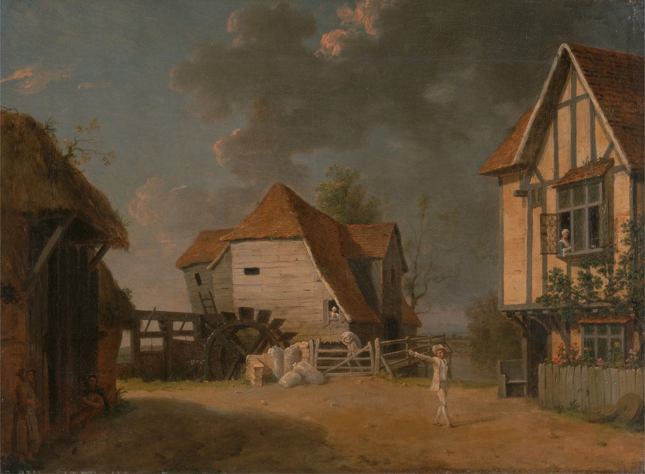 En scene fra møllen af John Inigo Richards