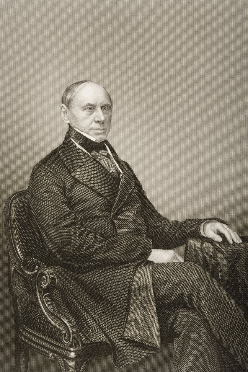 Greve Ernst Philipp Brunnow (1797-1875) graveret af D.J. Pund fra et fotografi, fra 
