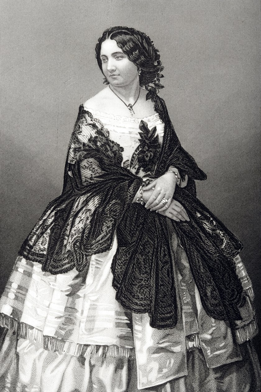 Miss Arabella Goddard (1836-1922) graveret af D.J. Pund fra et fotografi, fra 