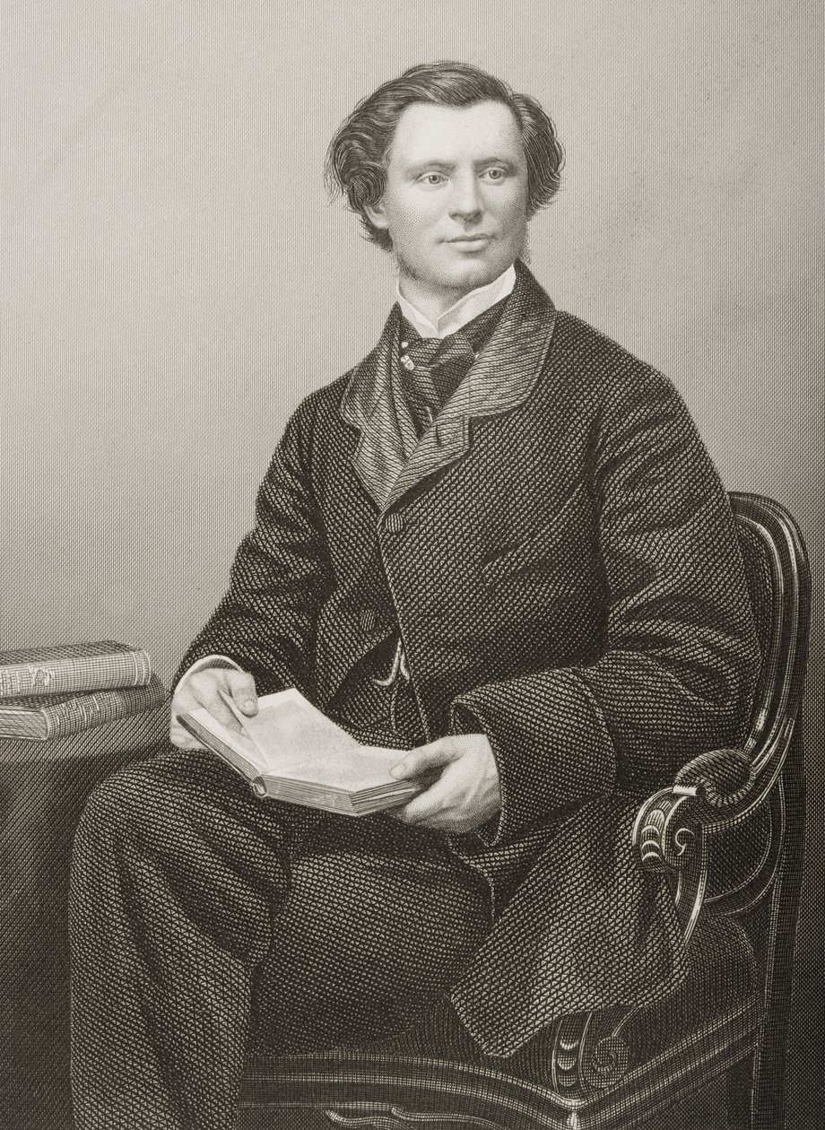 William Coutts Keppel (1832-94) Viscount Bury, graveret af D.J. Pund fra et fotografi, fra 
