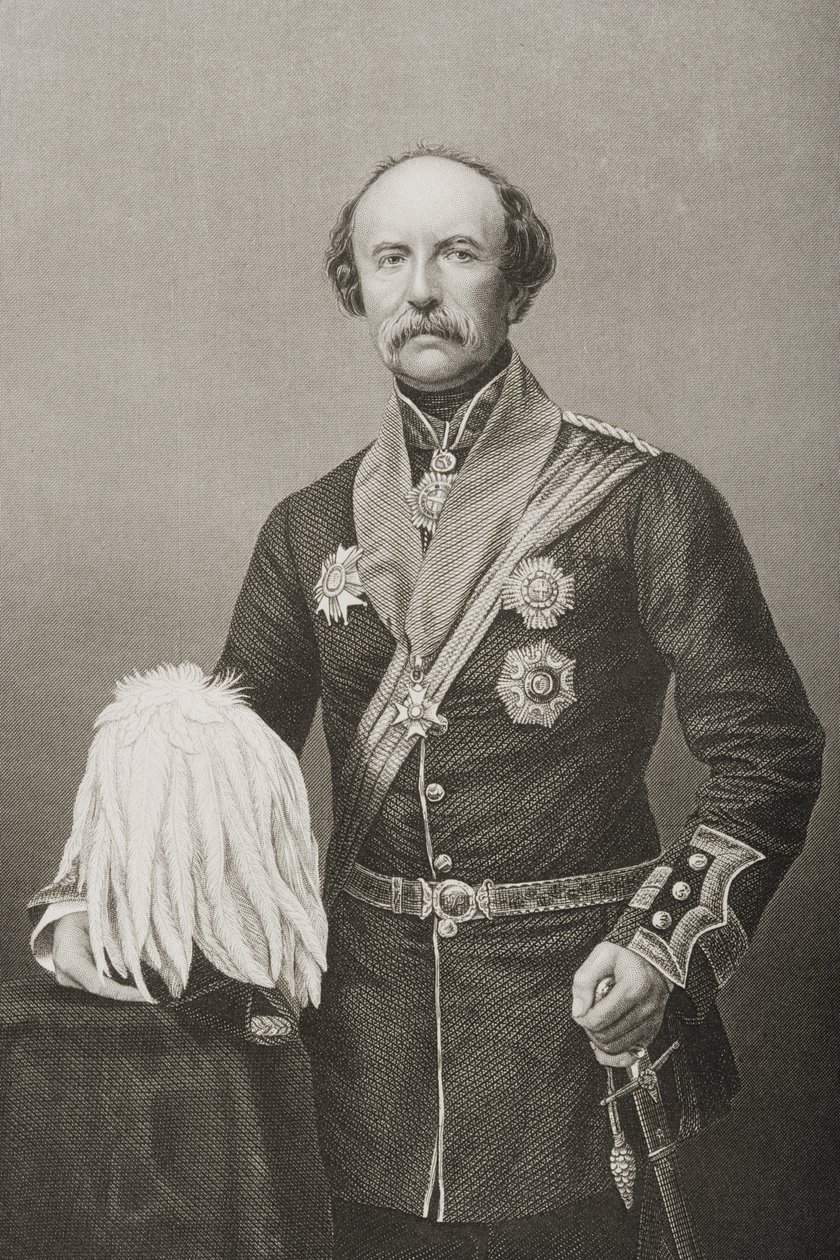 William Fenwick Williams af Kars (1800-83) K.C.B., graveret af D.J. Pund fra et fotografi, fra 