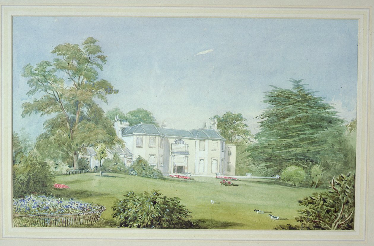 Bohun Lodge, New Barnet af John James Chalon