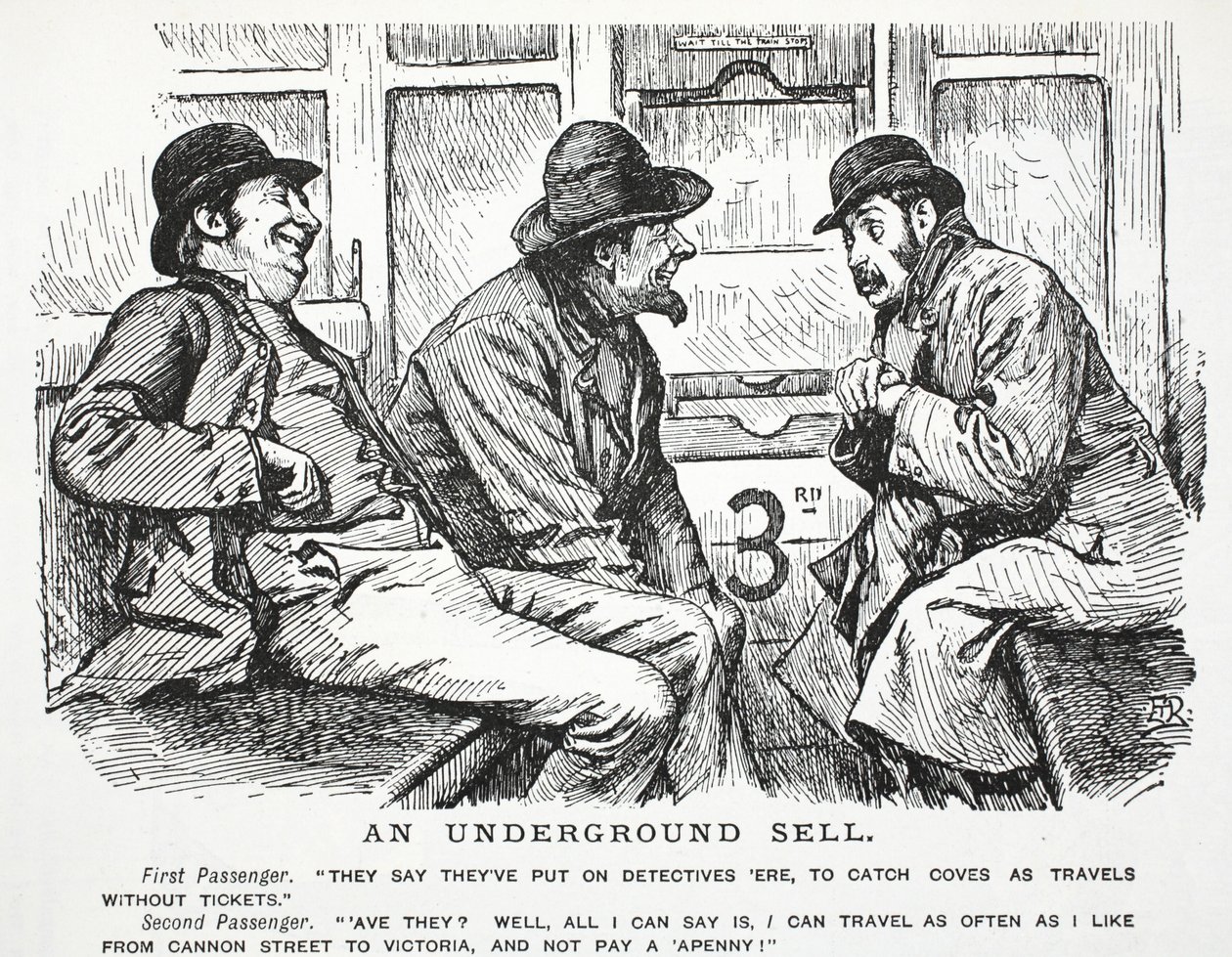Et underjordisk salg af John Leech