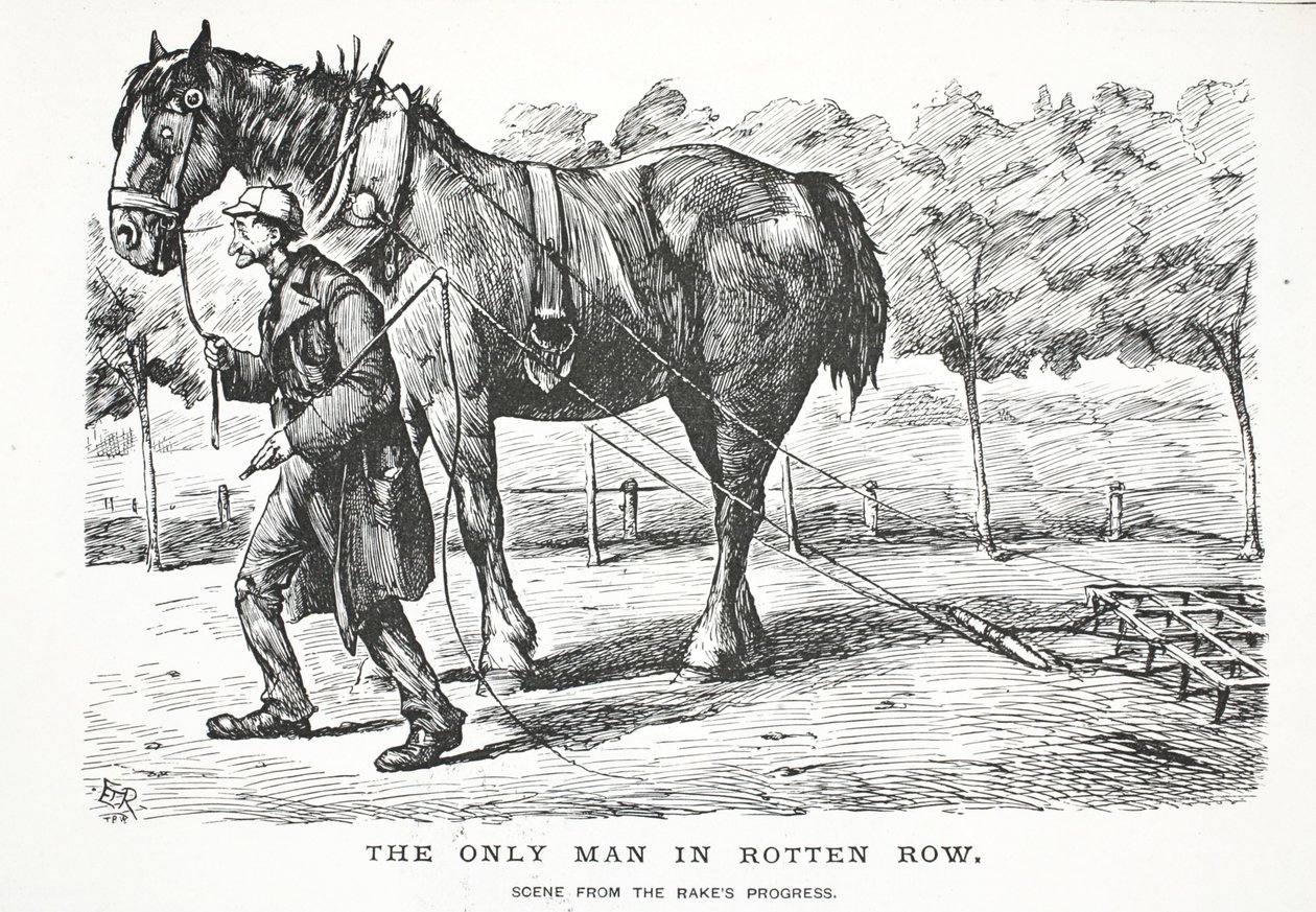 Den eneste mand i Rotten Row af John Leech