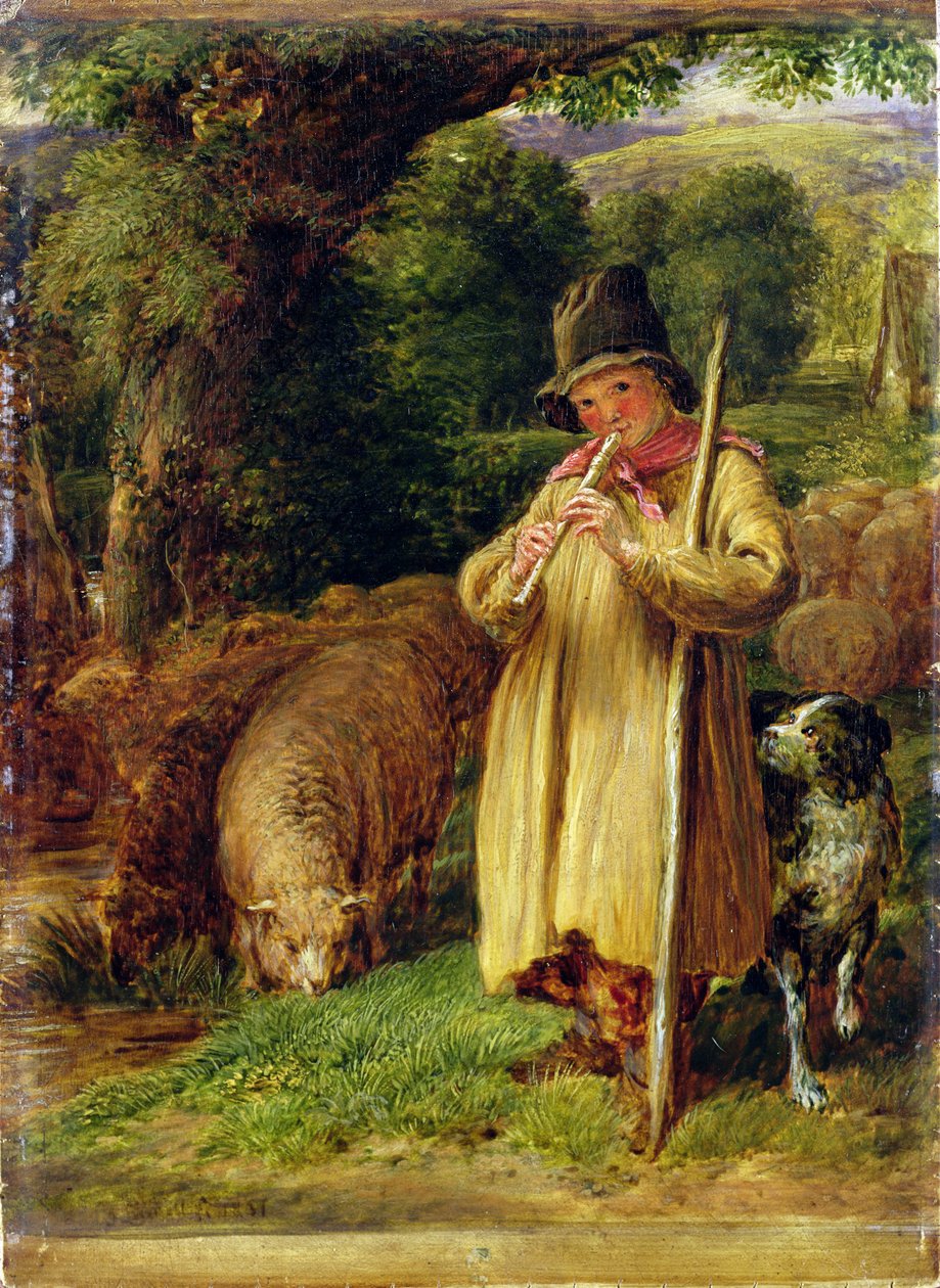 Hyrdedreng, 1831 af John Linnell