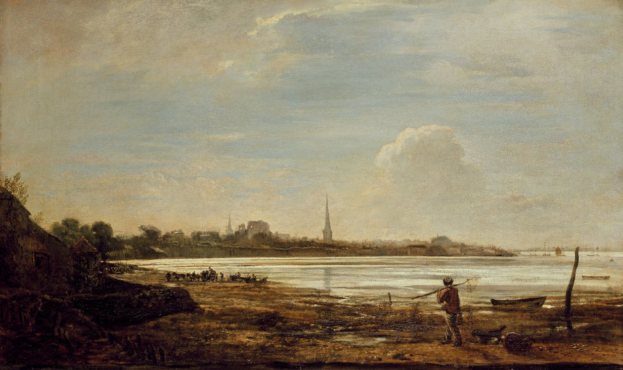 Udsigt over Southampton, 1819 af John Linnell