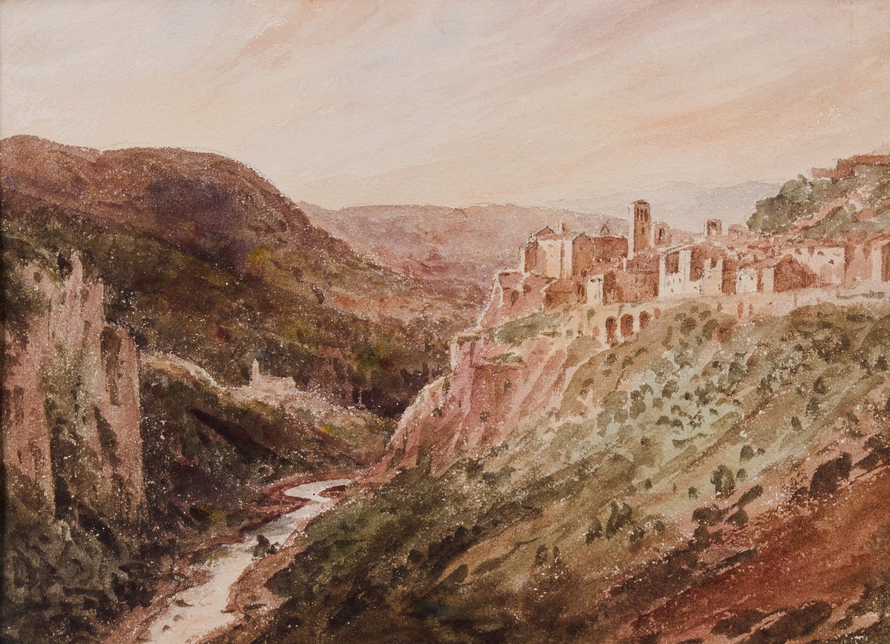 Civita Castellana, 1854 af John Louis Petit