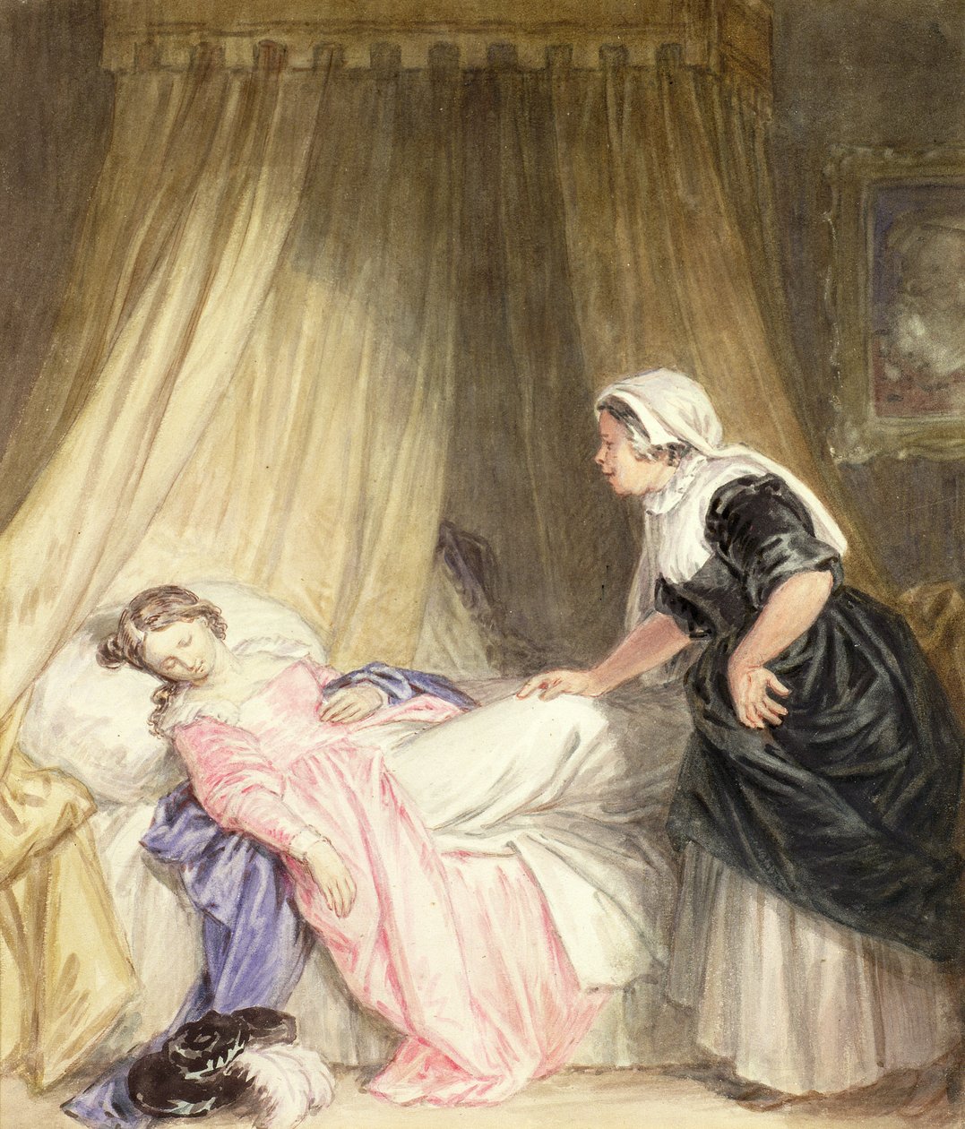 Juliet og hendes sygeplejerske af John Massey Wright