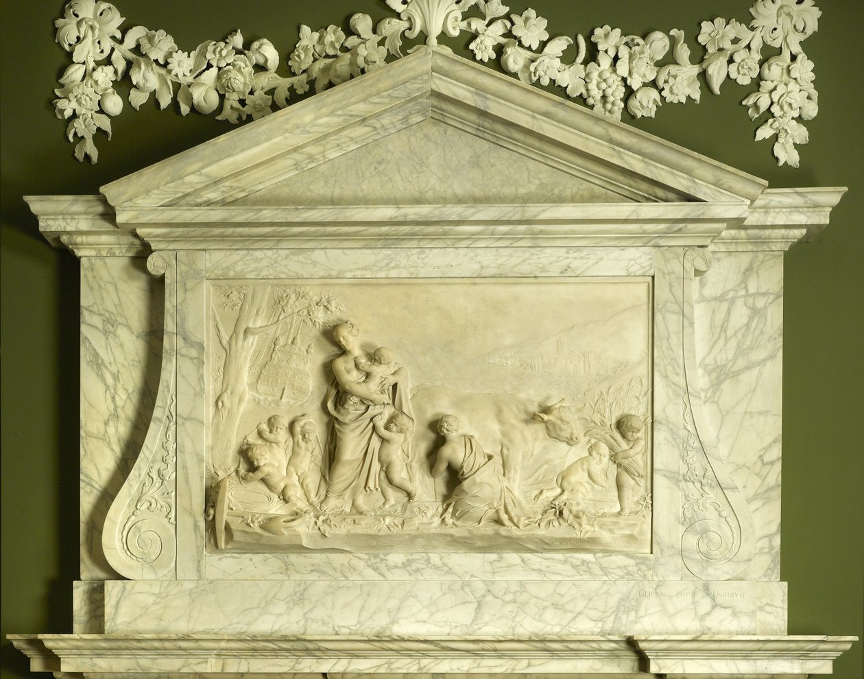 Charity, 1746 (marmor) af John Michael Rysbrack