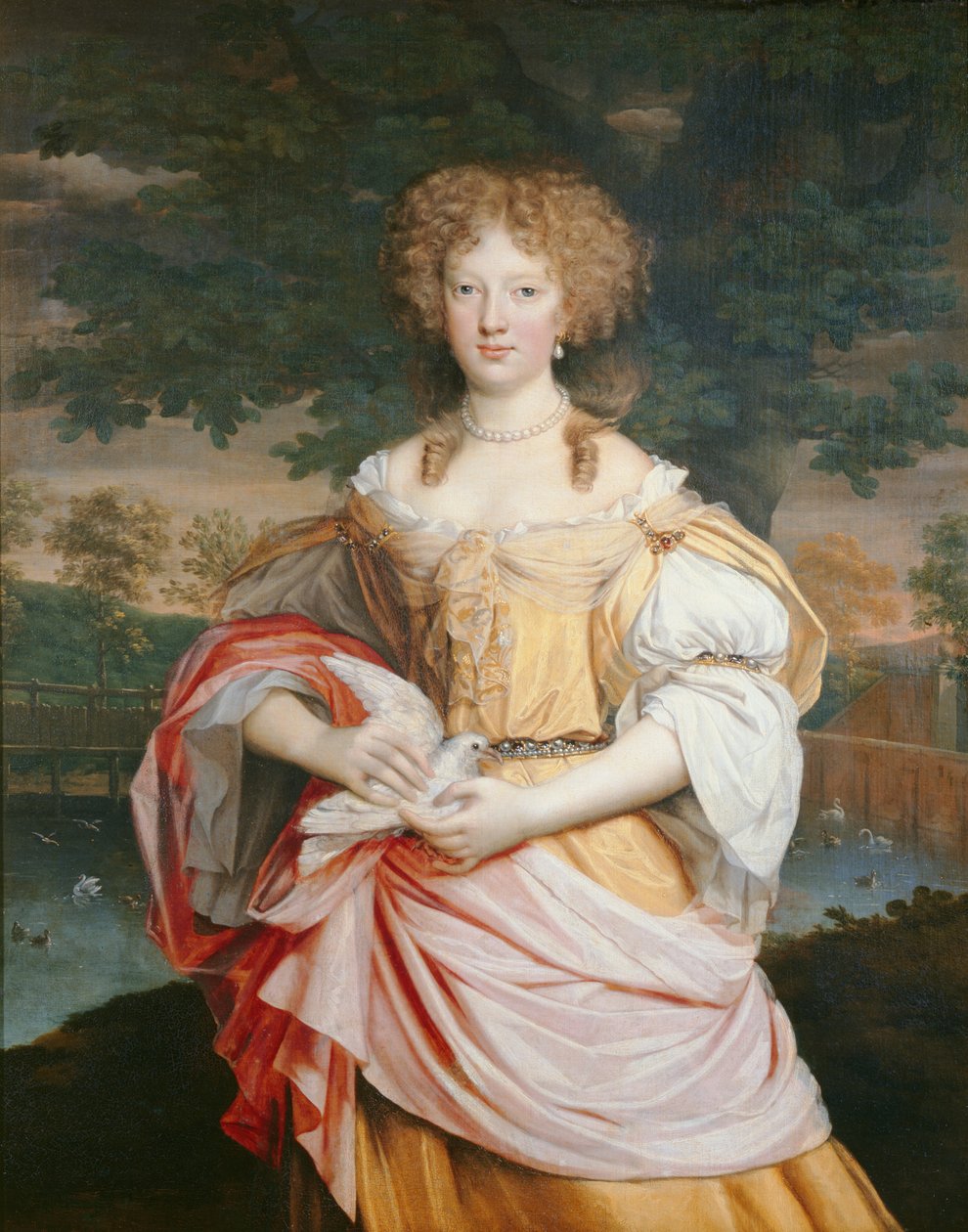 Portræt af Mary Wilbraham (1661-1737) af John Michael Wright