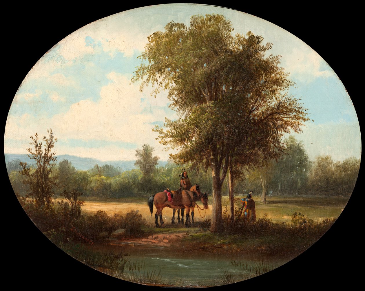 En morgen i Milk River Valley, ca. 1870 af John Mix Stanley