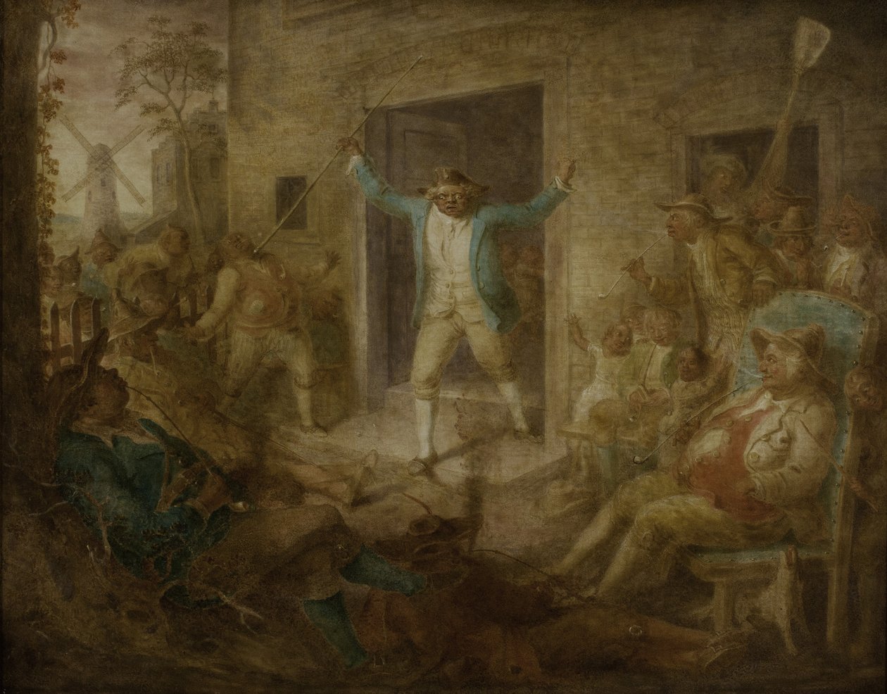 Edikt af William the Testy Against Tobacco, 1865 af John Quidor