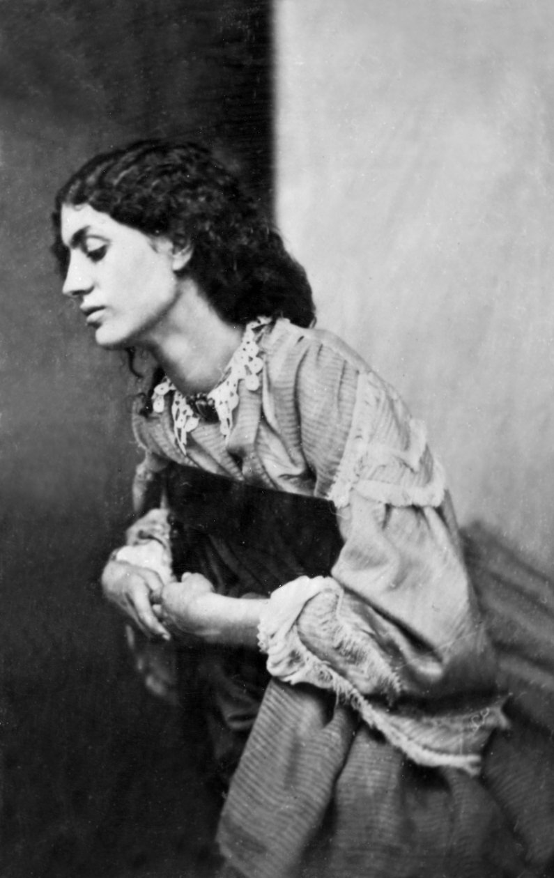 Jane Morris, poseret af Dante Gabriel Rossetti, 1865 (albumin print) af John R. Parsons