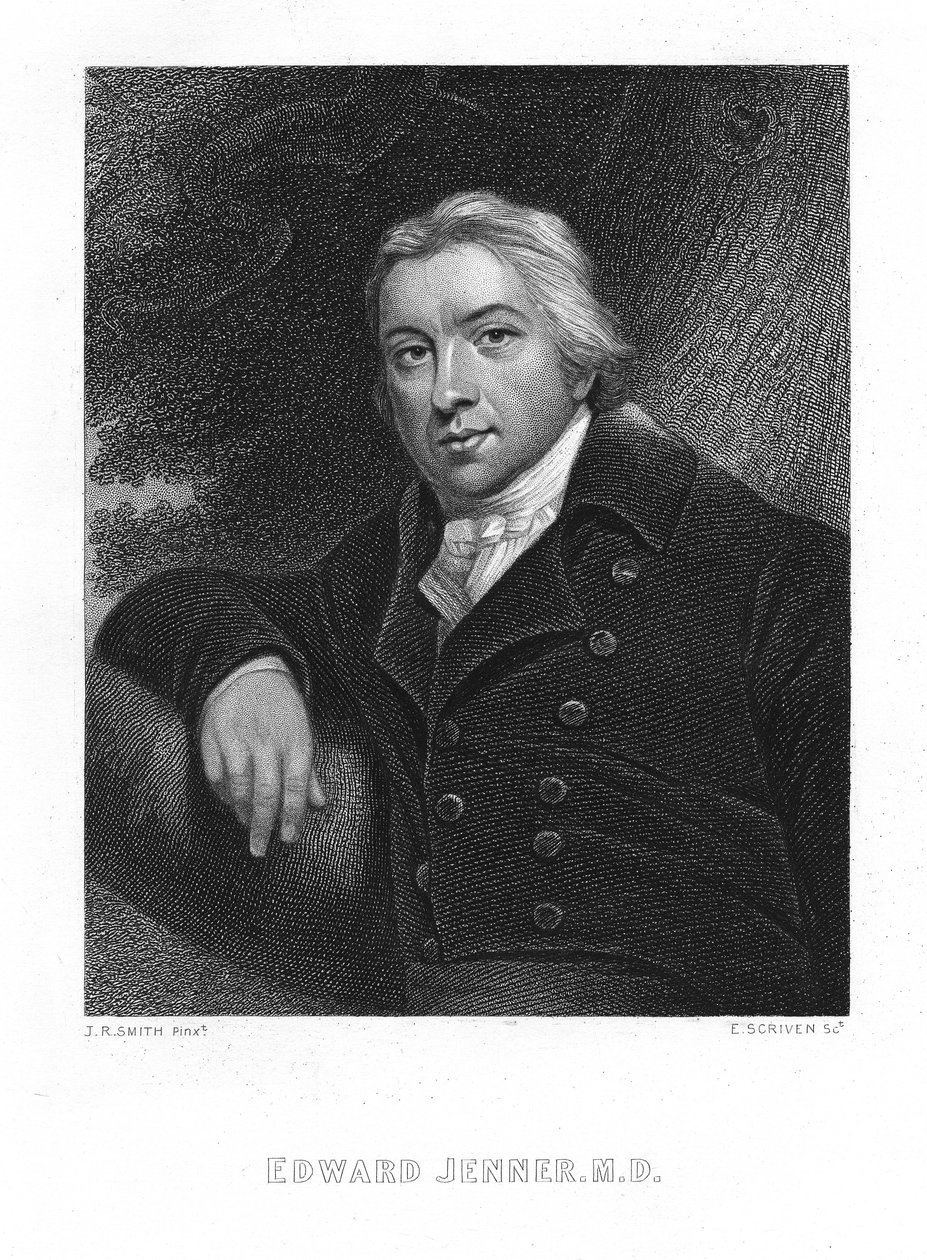 Edward Jenner, graveret af E. Scriven af John Raphael Smith