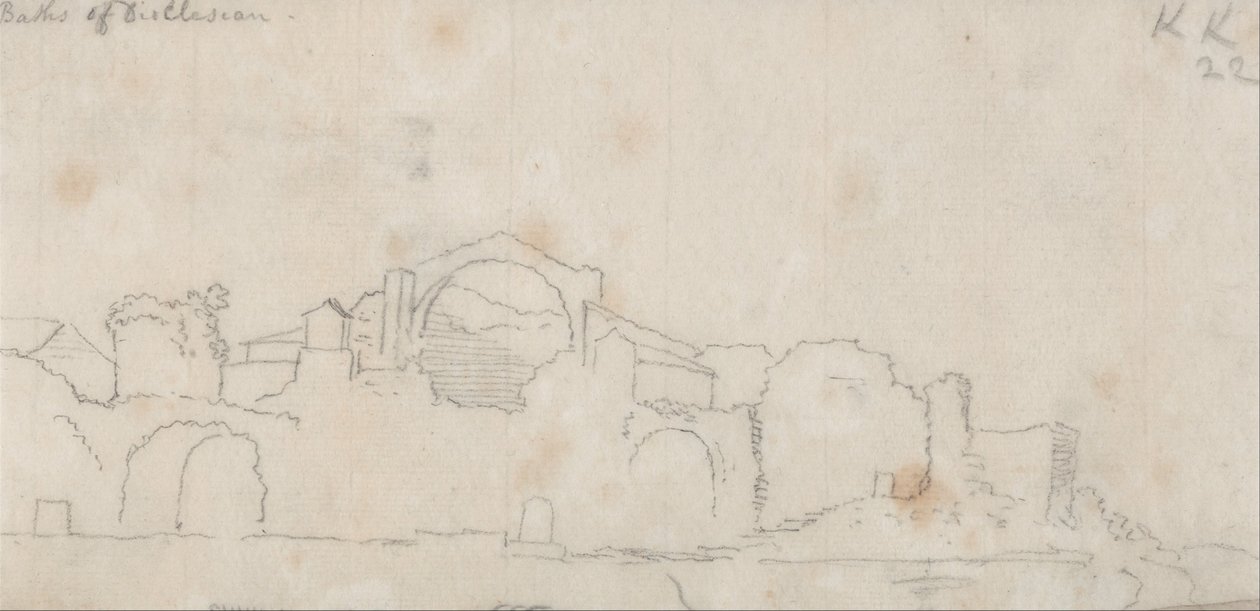 Diocletians bade af John Robert Cozens