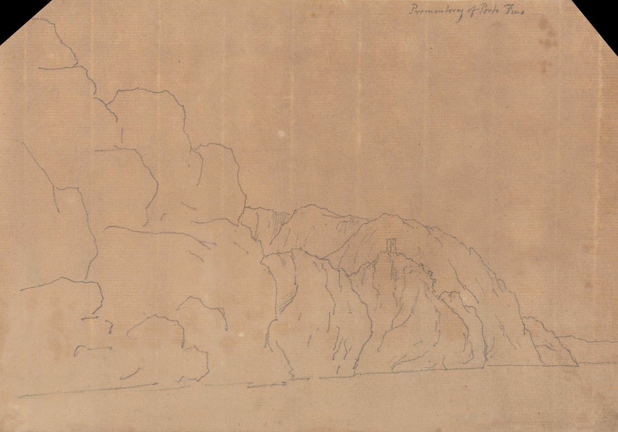 Udbredelse af Porto Fino af John Robert Cozens