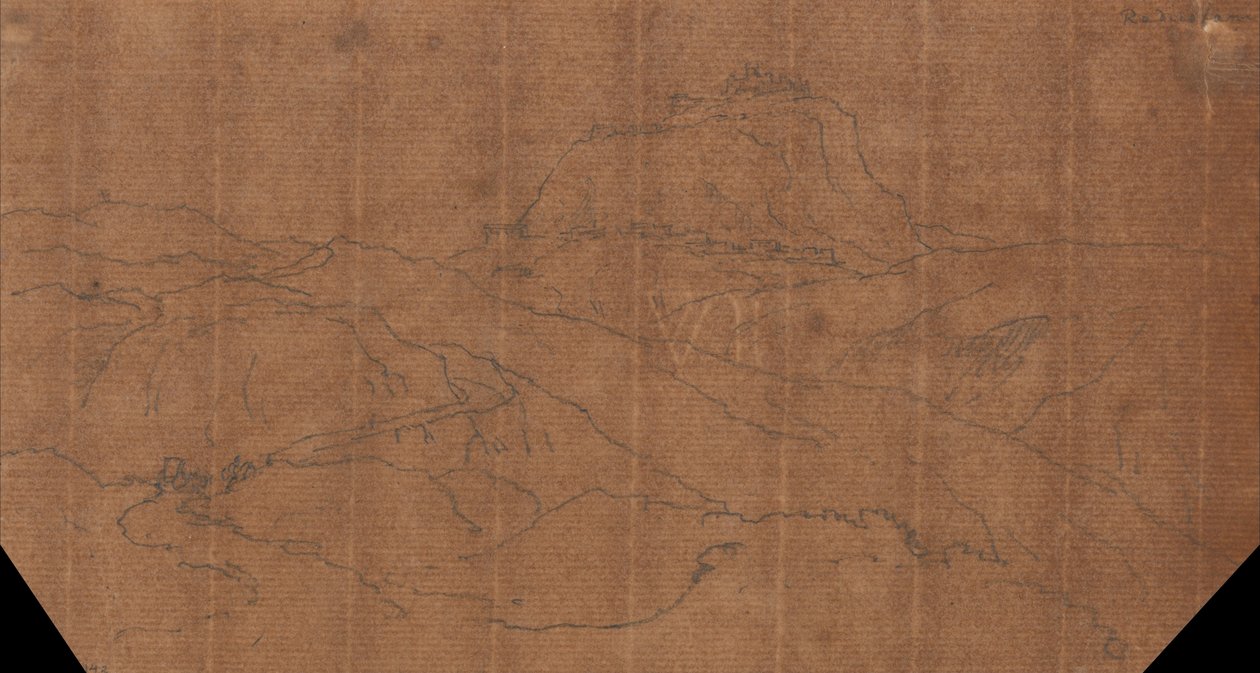Radicofani af John Robert Cozens