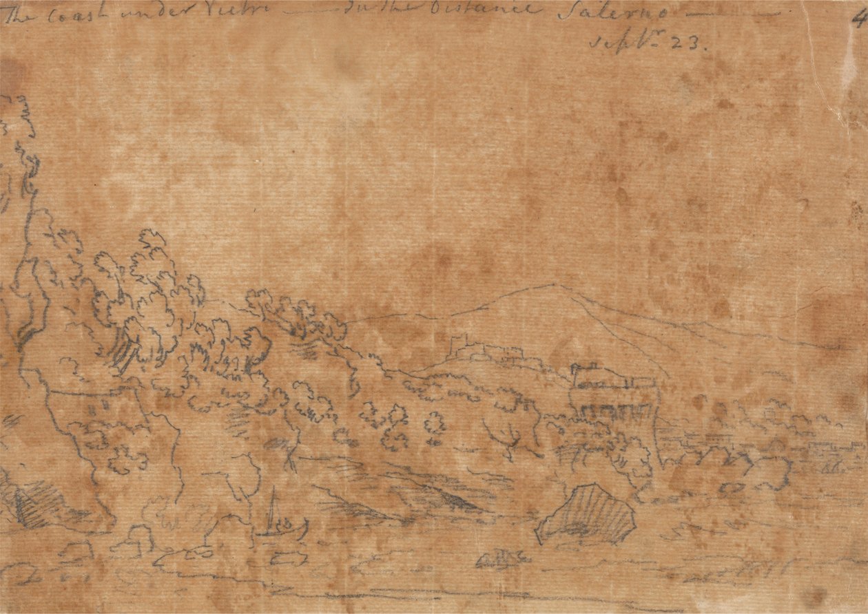 Kysten under Vietri af John Robert Cozens