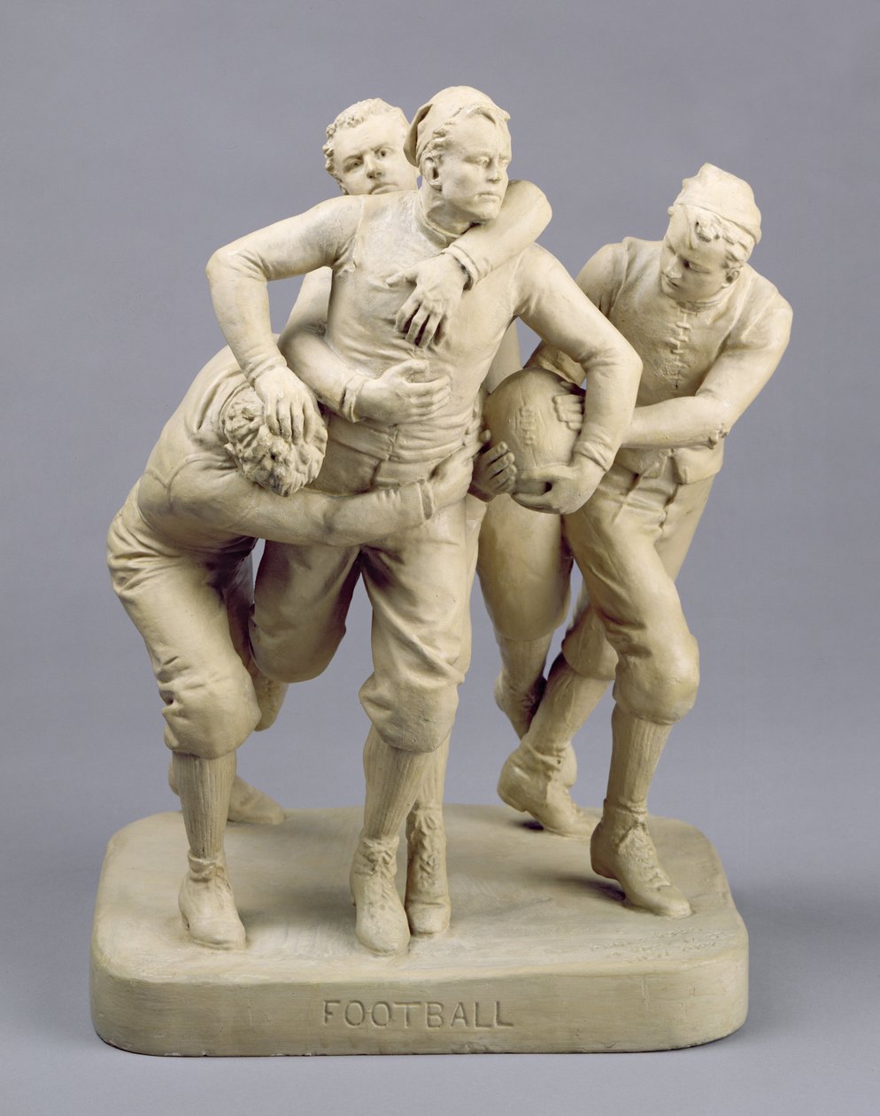 Fodbold, 1891 (gips) af John Rogers