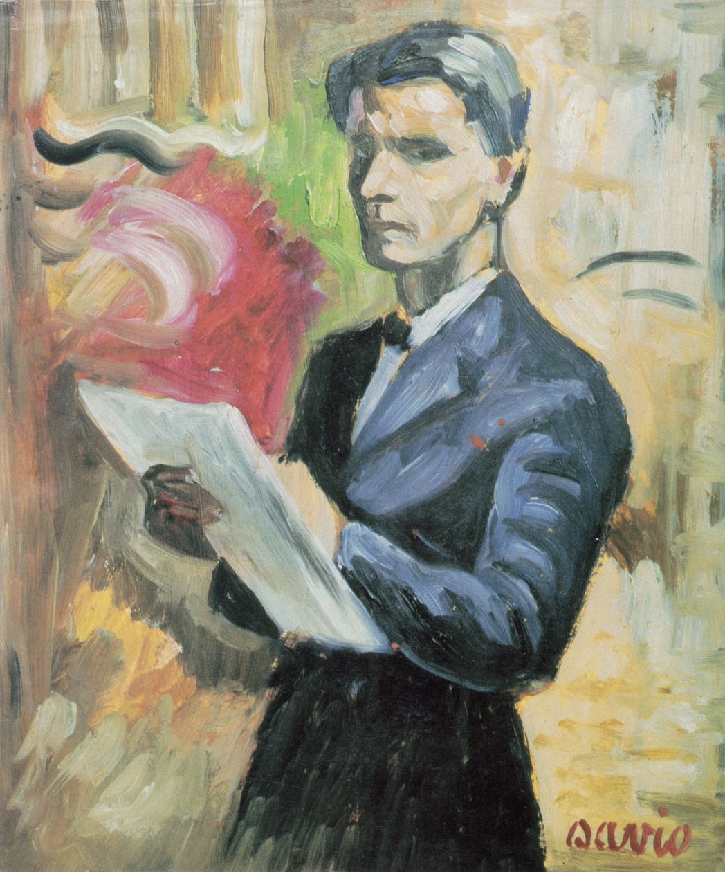 Selvportræt af den norske samiske kunstner John Savio af John Savio
