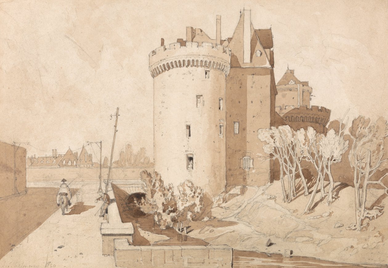 Slot ved Alencon af John Sell Cotman