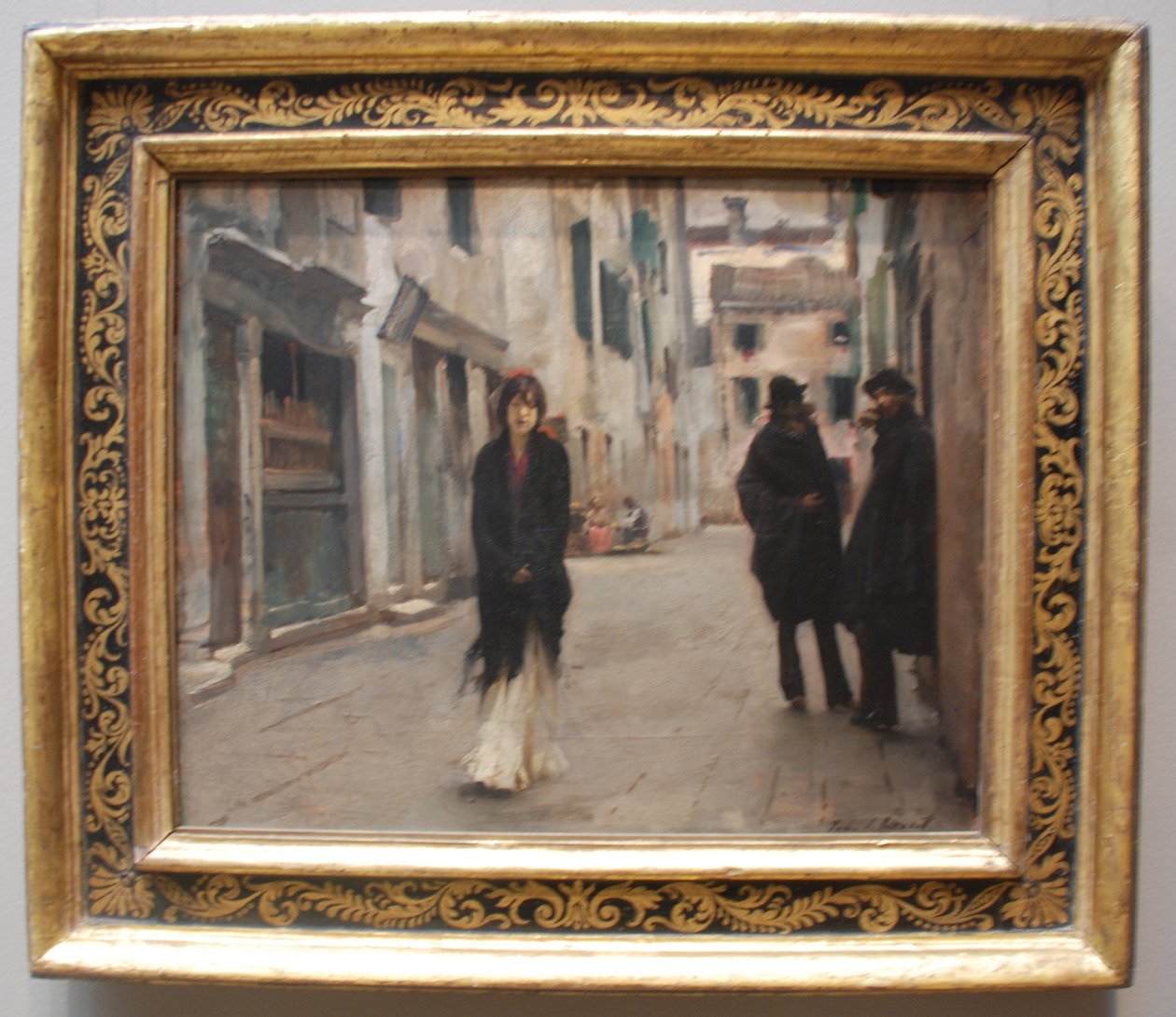 Gade i Venedig af John Singer Sargent